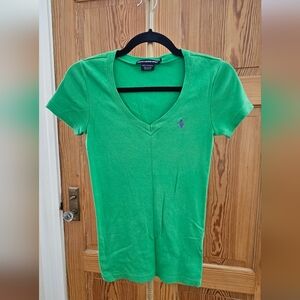 Polo Sport Short Sleeve Vneck T-shirt Size Small